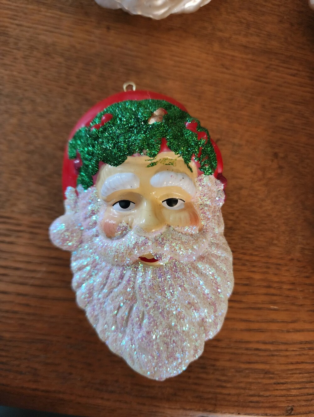 Vintage Santa Face Ornament